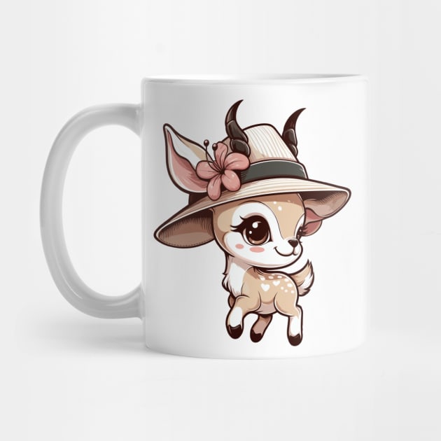 Gazelle with Hat by CreativeArtss